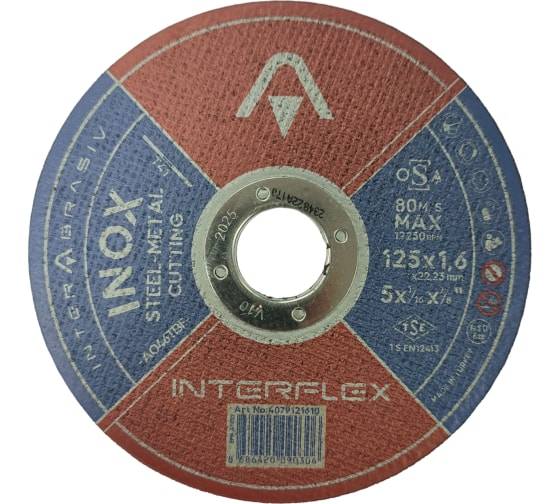   Interflex INOX 125x1,6x22, 41, ., 